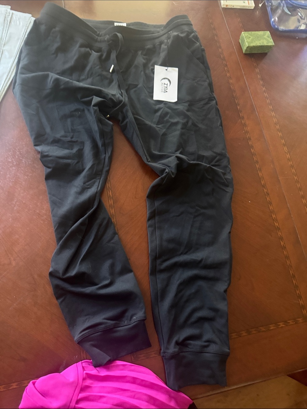 ZYIA Men's Black Sweat Joggers - Picture 1 of 3
